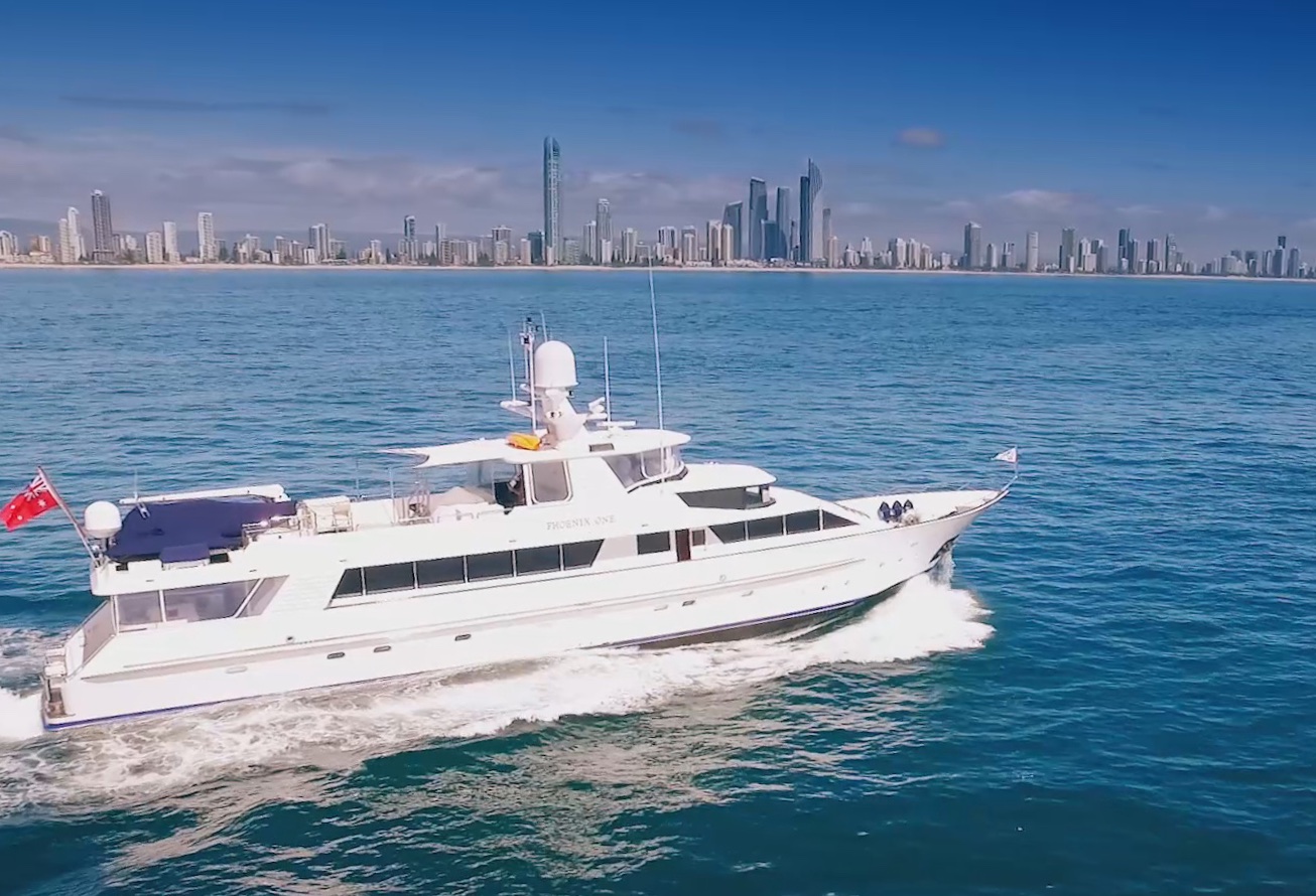 Gold Coast Luxury Yacht Charter Phoenix One