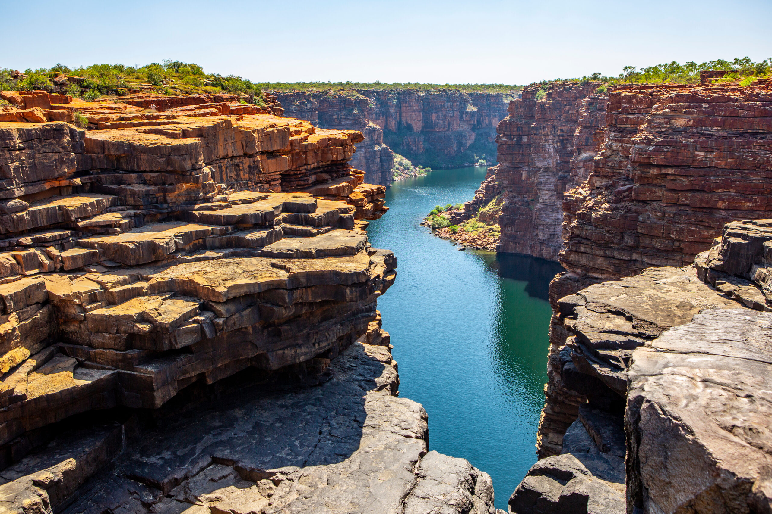 High,Angel,View,Over,King,George,River,Gorge,And,Plateau