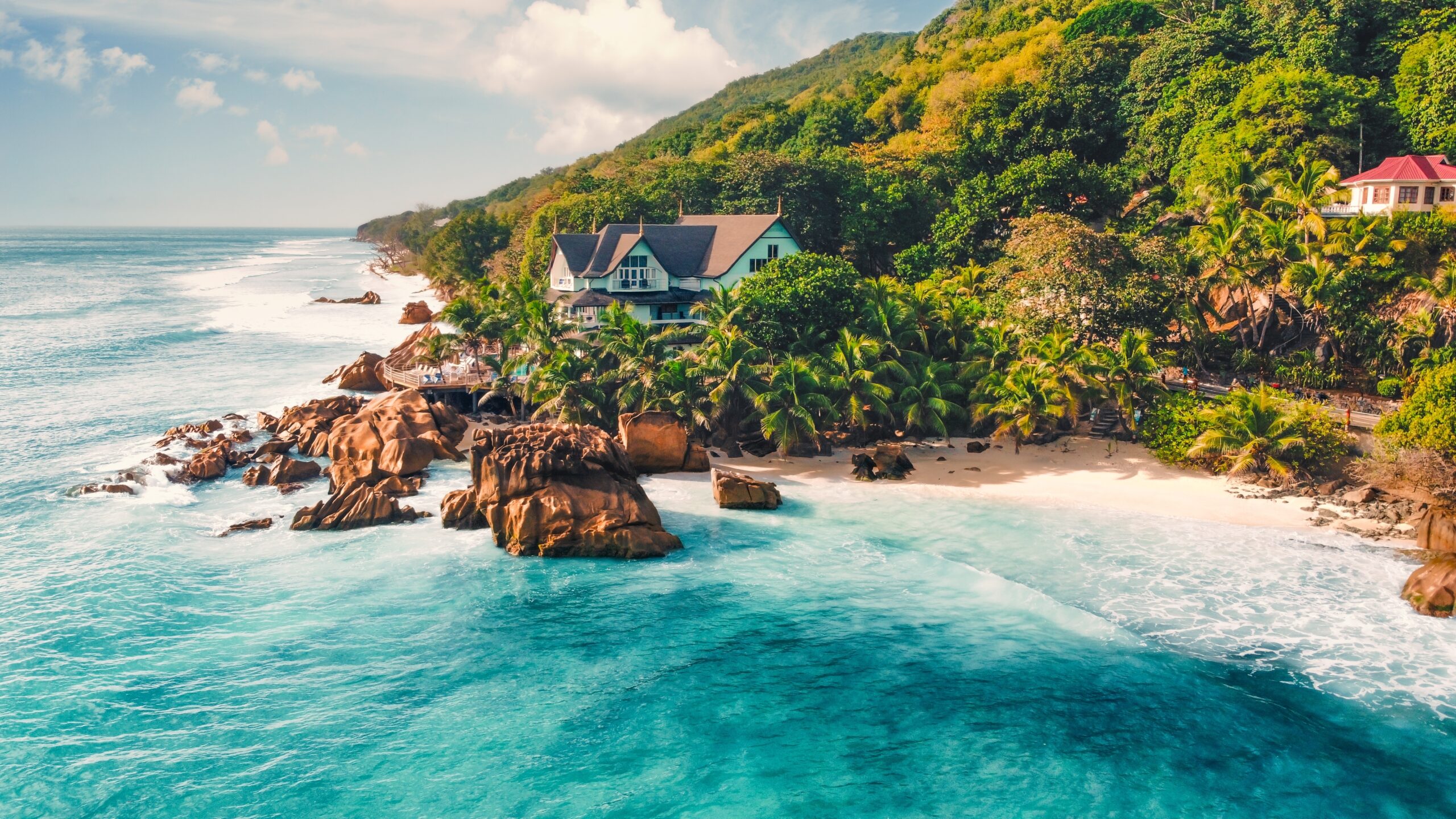 Anse,Patates,,La,Digue,,Seychelles:,A,Paradise,Beach,With,Crystal-clear