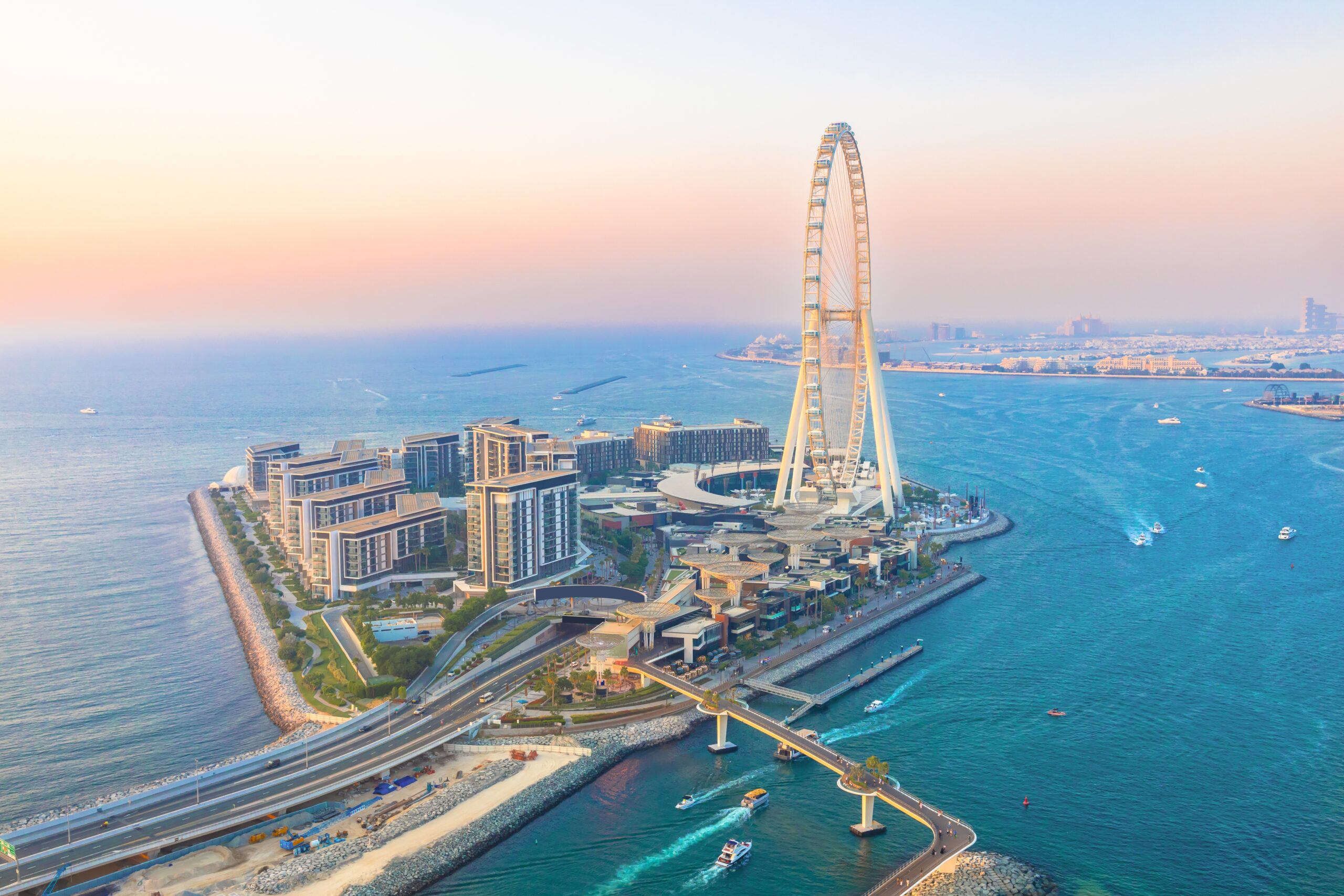 Dubai,,United,Arab,Emirates,Bluewaters,Island,In,Dubai,With,Ain