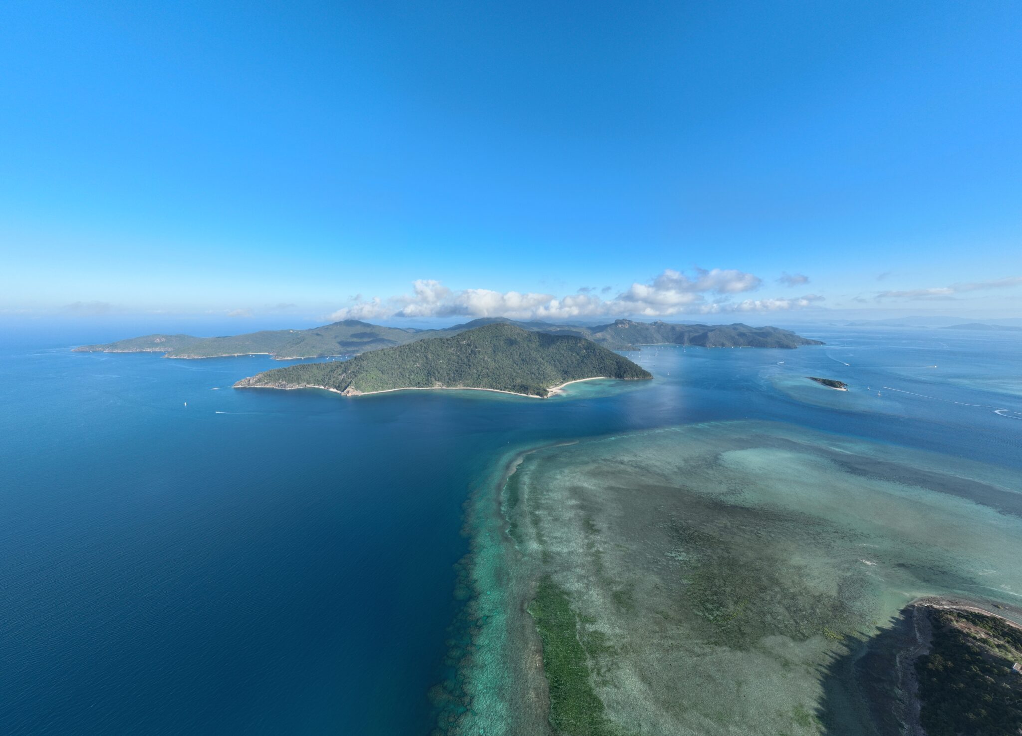 Hook Island-Whitsundays-aerial high angle view