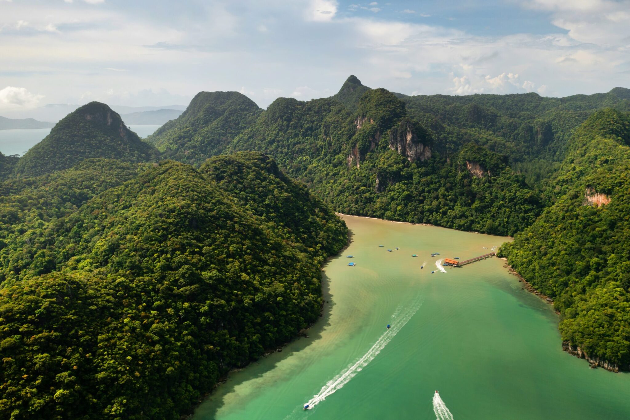 Top,View,Of,The,Pier,At,The,Dayang,Bunting,Marble