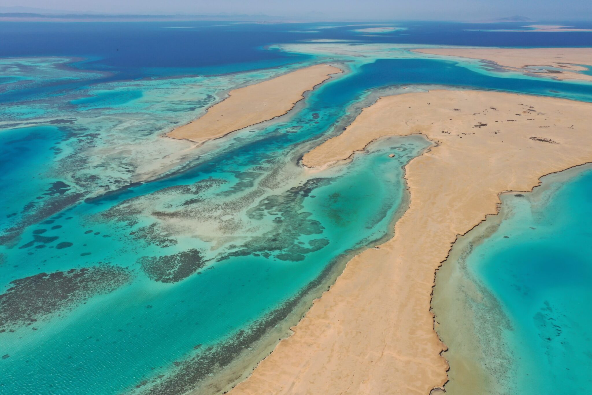 Aerial,View:,Islands,In,Red,Sea,,Egypt