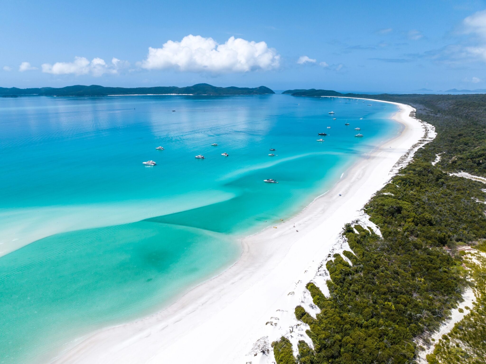 Whitehaven Beach Aerial Whitsundays