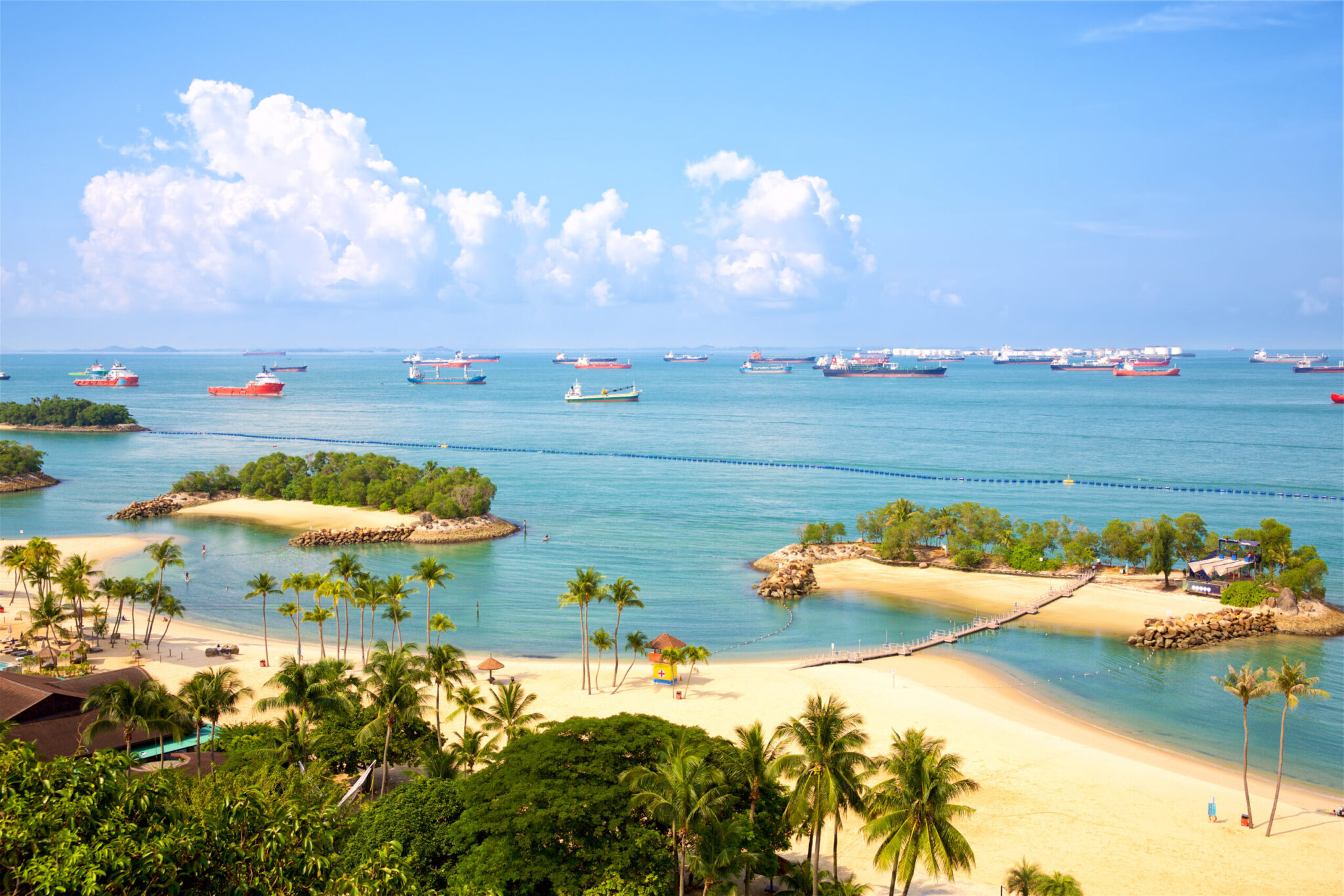 Siloso,Beach,In,Sentosa,Island,,Singapore