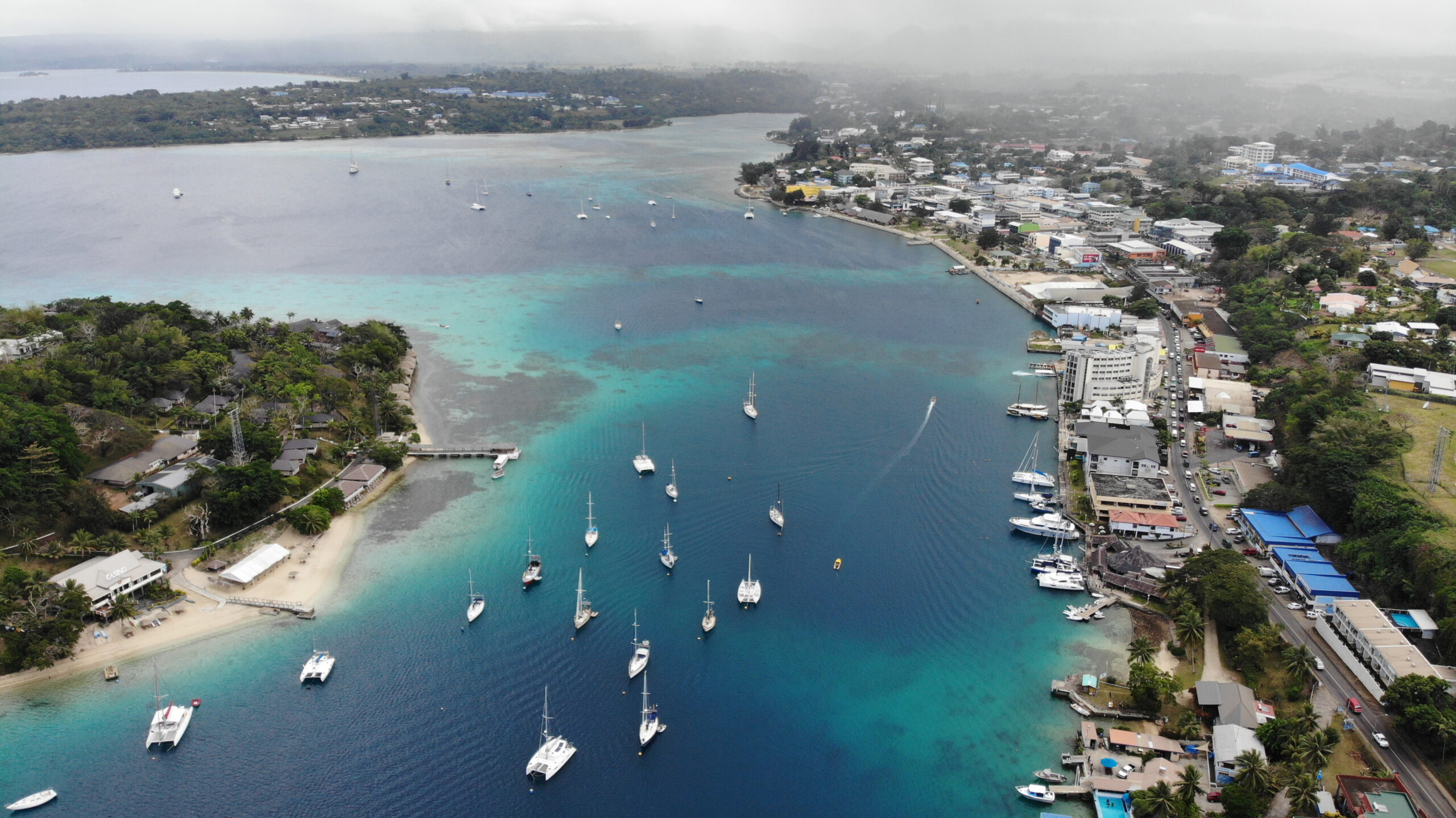 Vanuatu,Port,Vila,Harbor,Sailing,Yacht,Seascape