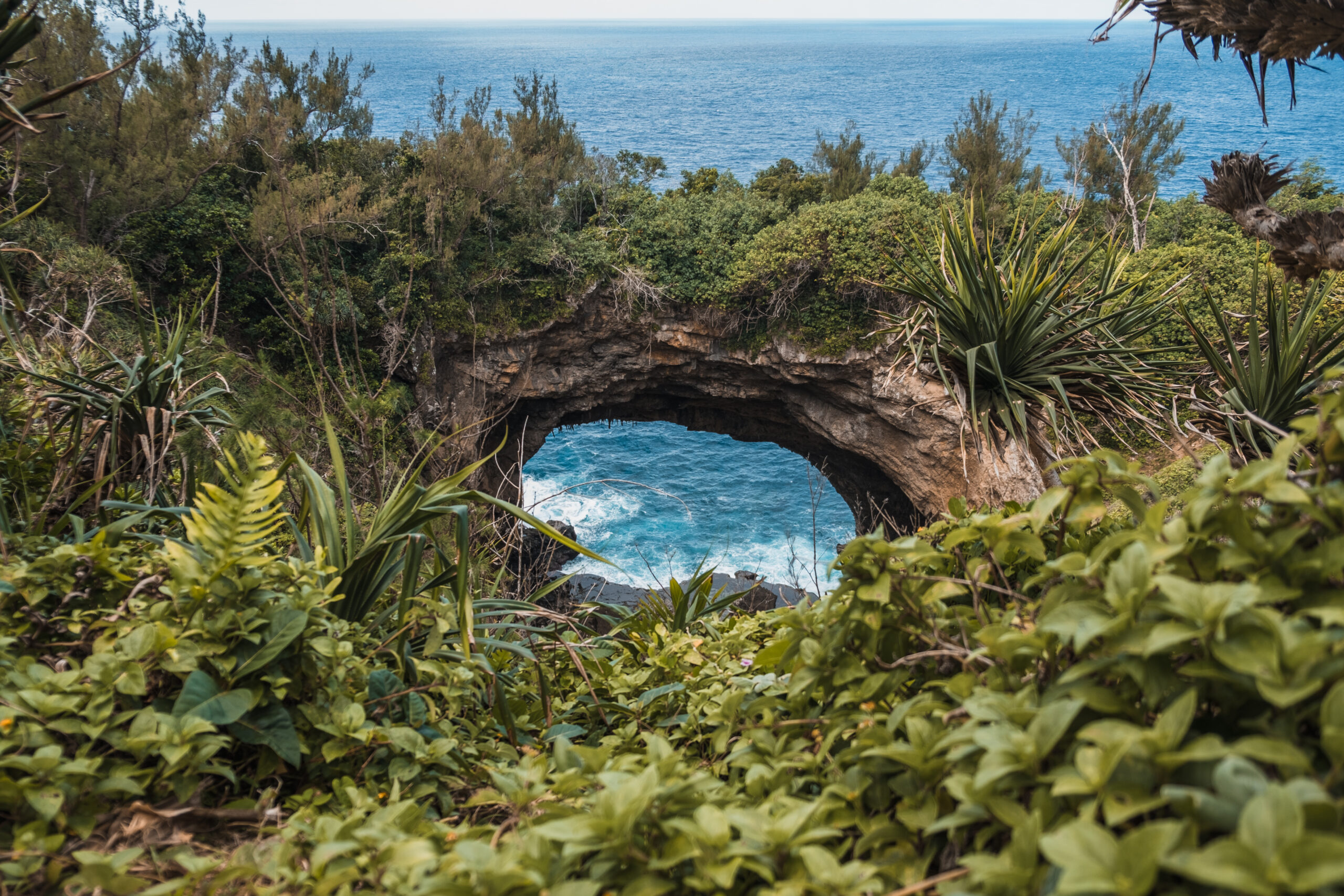 Natural,Rock,Arch,In,The,Sea,On,Tropical,Island,Of