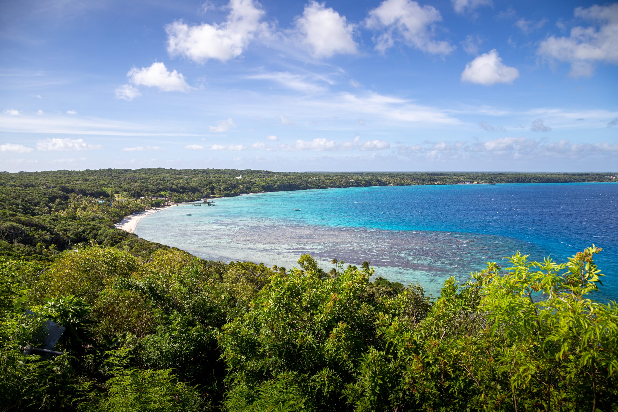 View,Over,The,Clear,White,Sands,And,Blue,Waters,Of