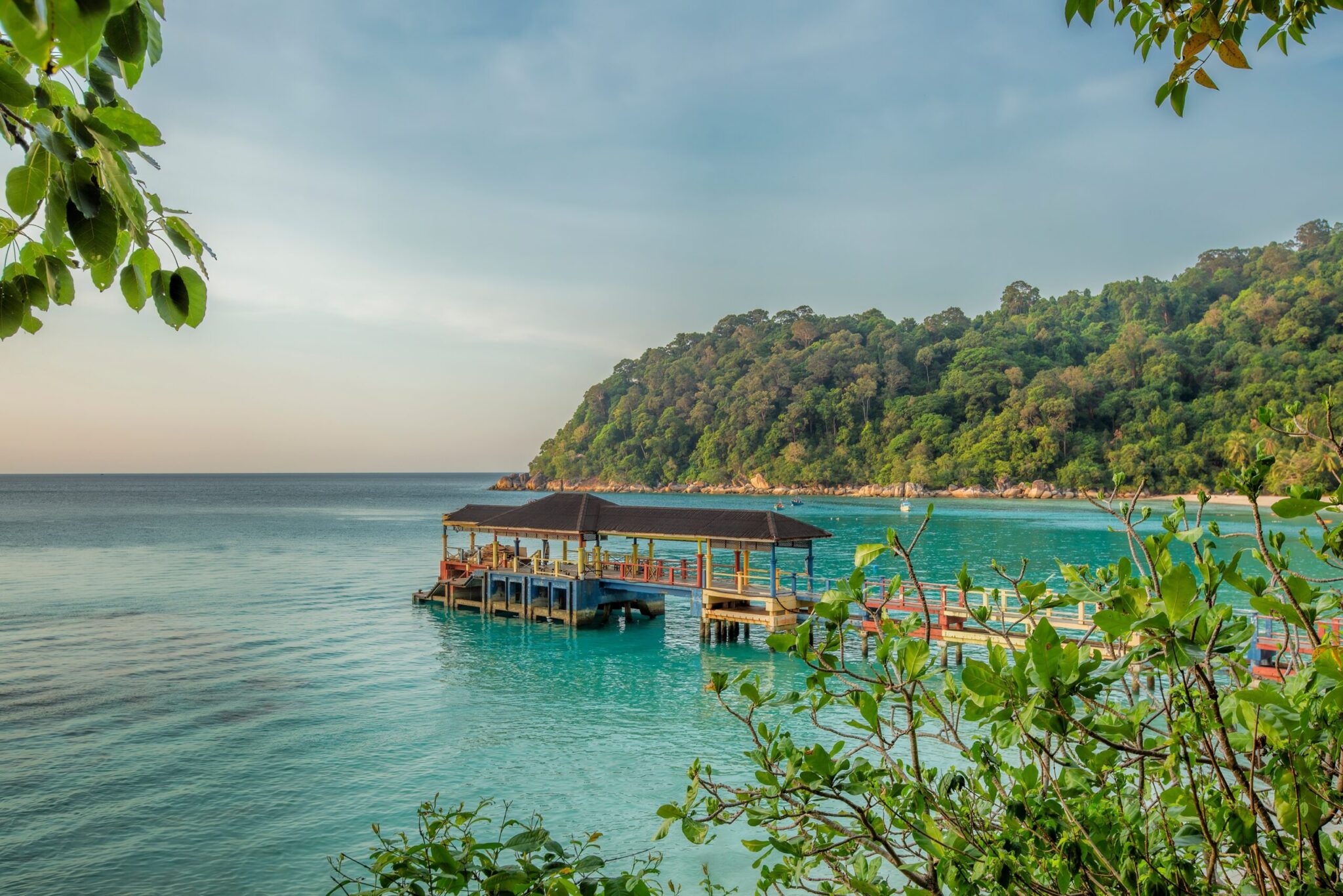 The,Perhentian,Island,Resort,Beach,In,Malaysia