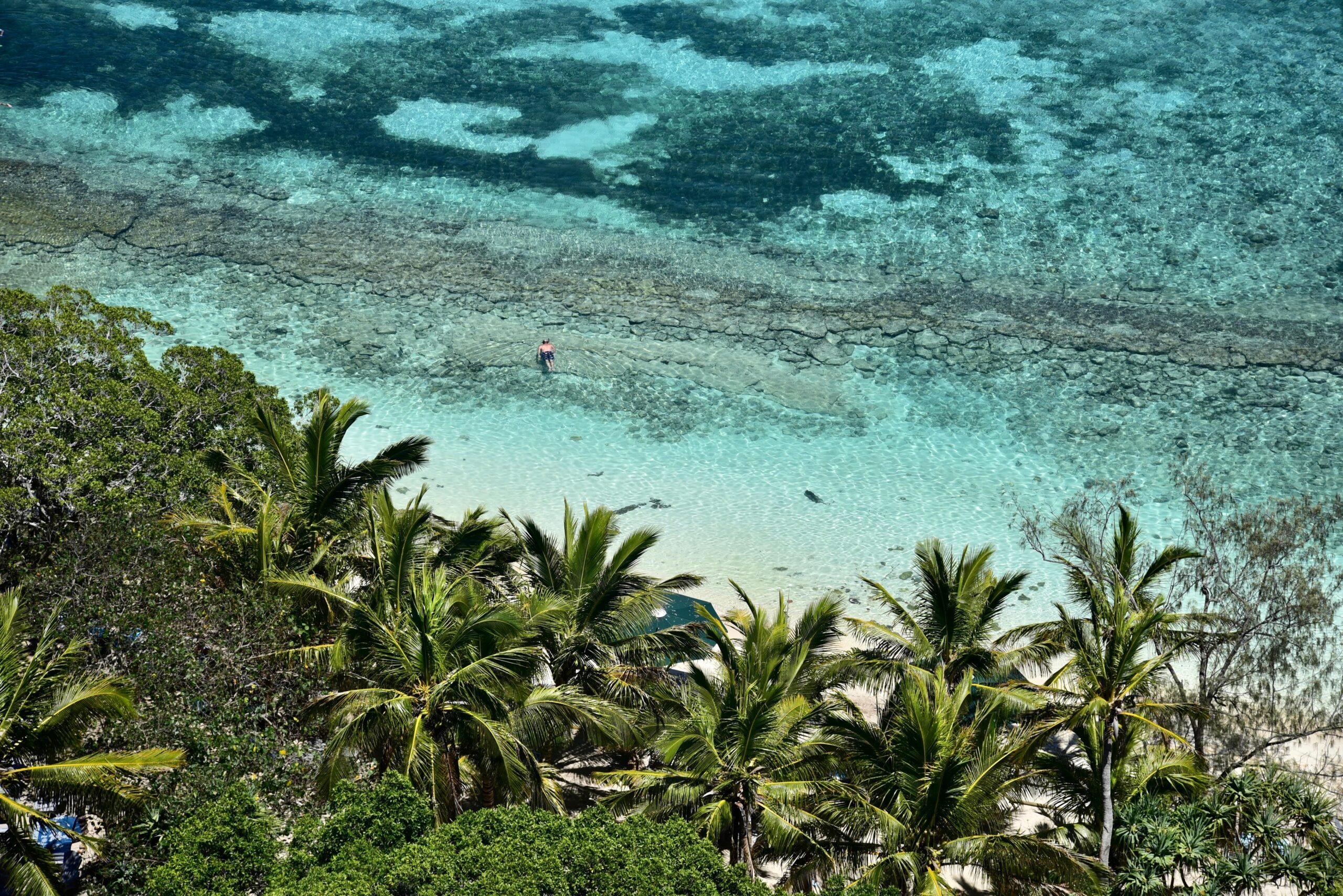 New,Caledonia:,A,Man,Enjoying,The,Beautiful,Sea