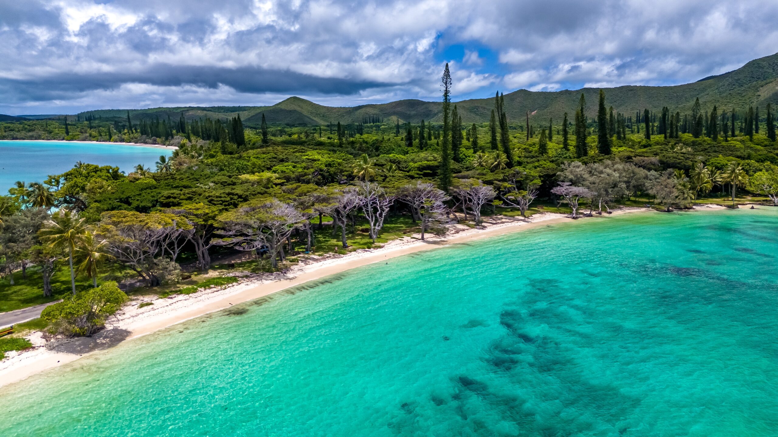 A,Stunning,Low-angle,Aerial,View,Of,A,Secluded,Beach,On