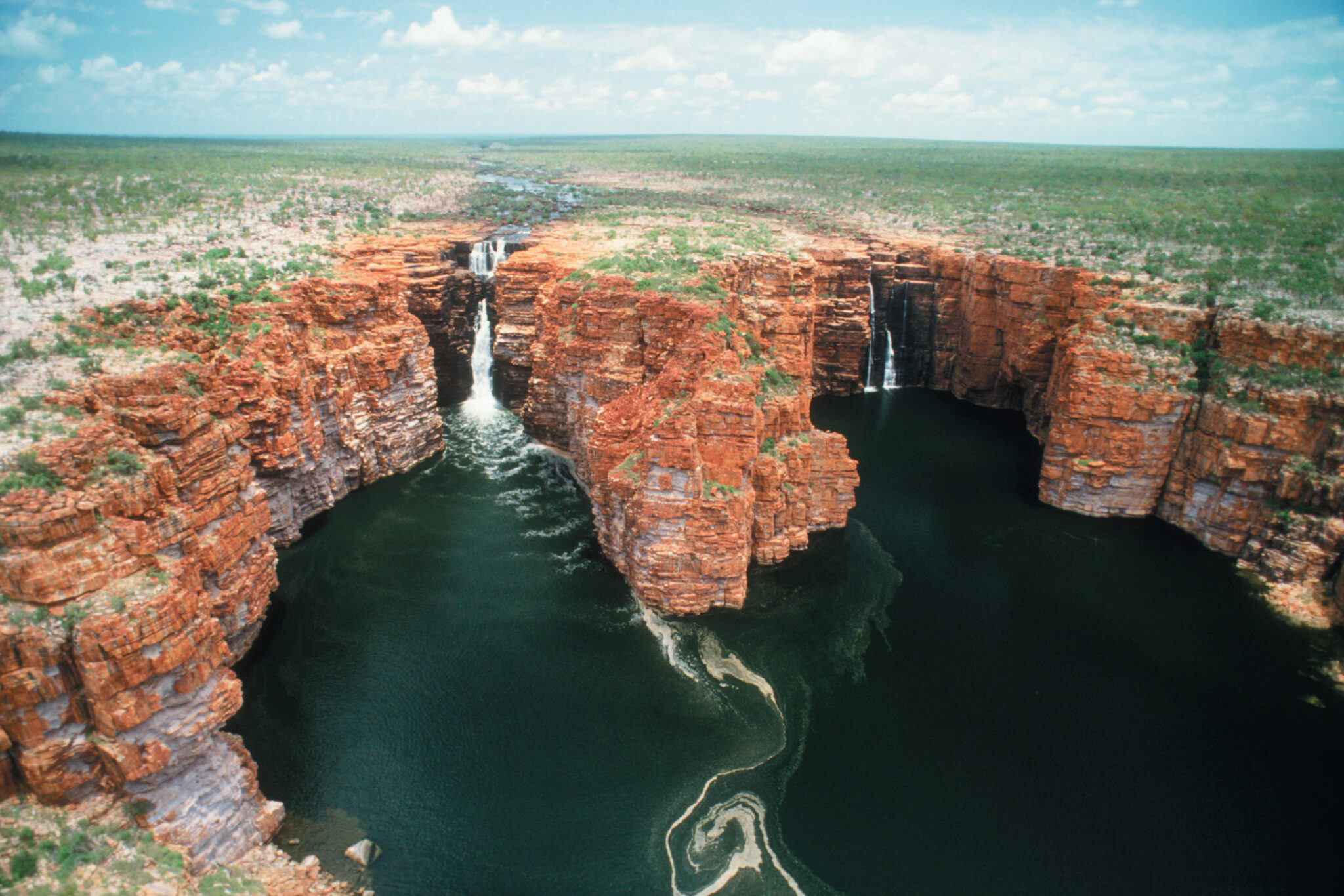 King George Falls, on the north Kimberley coast