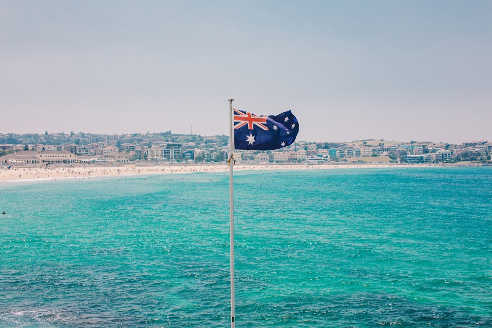 Australian Flag, Bondi, NSW