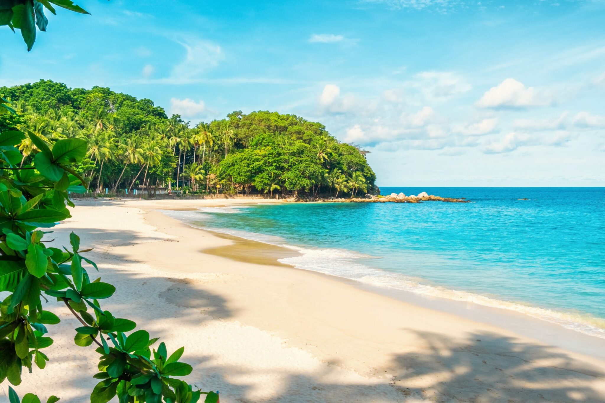 Freedom,Beach,On,Phuket,Island,,Thailand,With,Nobody.,Tropical,Beach