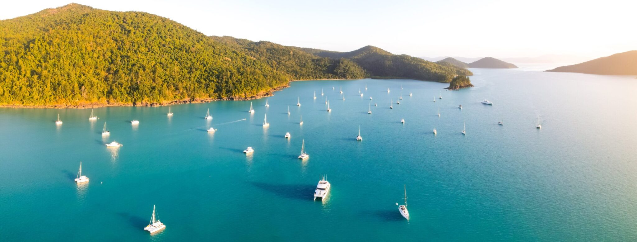 Cid Harbour yacht charter anchorage in the Whitsundays, Great Barrier Reef