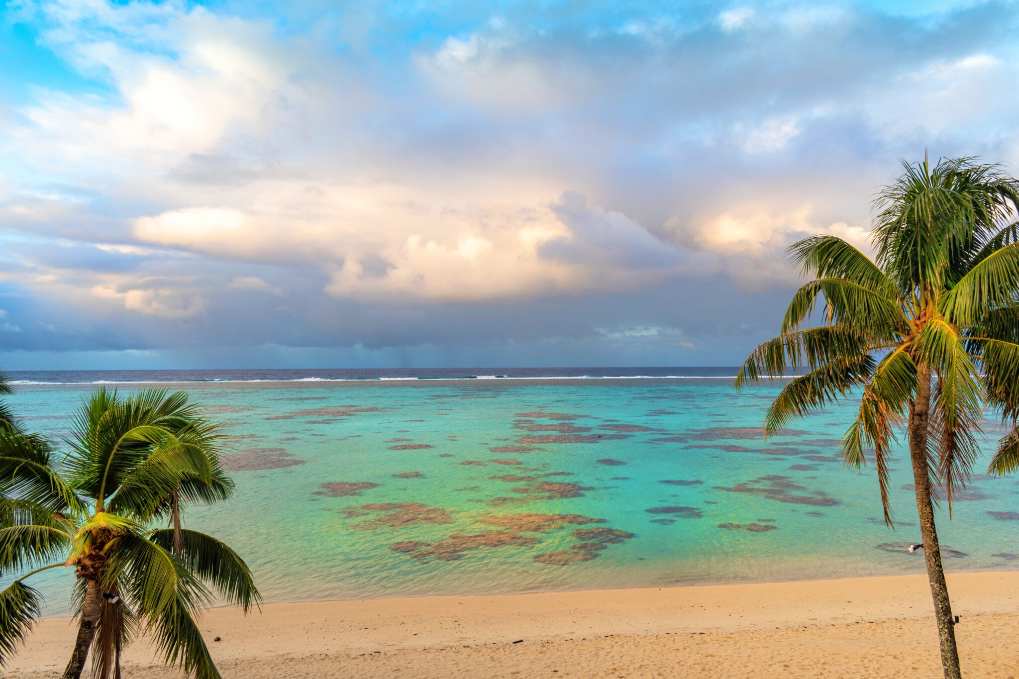 Landscape,Scenery,Titikaveka,Beach,,Rarotonga,,Cook,Islands