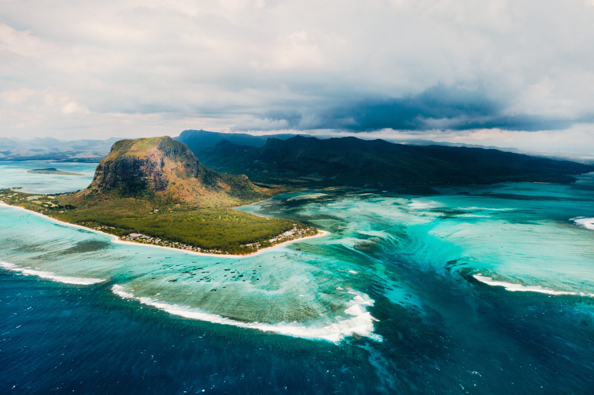 A,Bird’s-eye,View,Of,Le,Morne,Brabant,,A,Unesco,World
