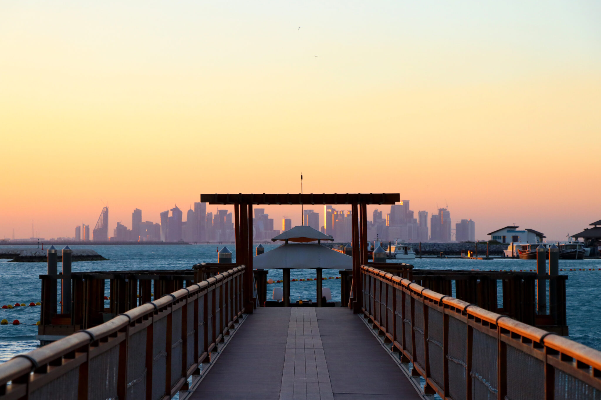 View,From,Banana,Island,Qatar