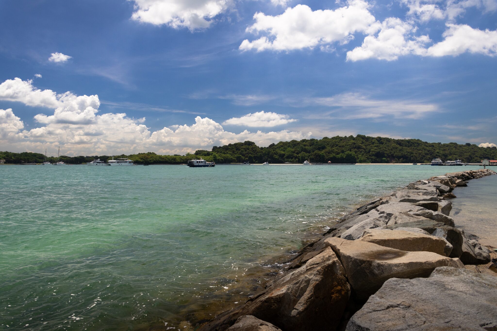 View,From,St.,John,Island,Beach