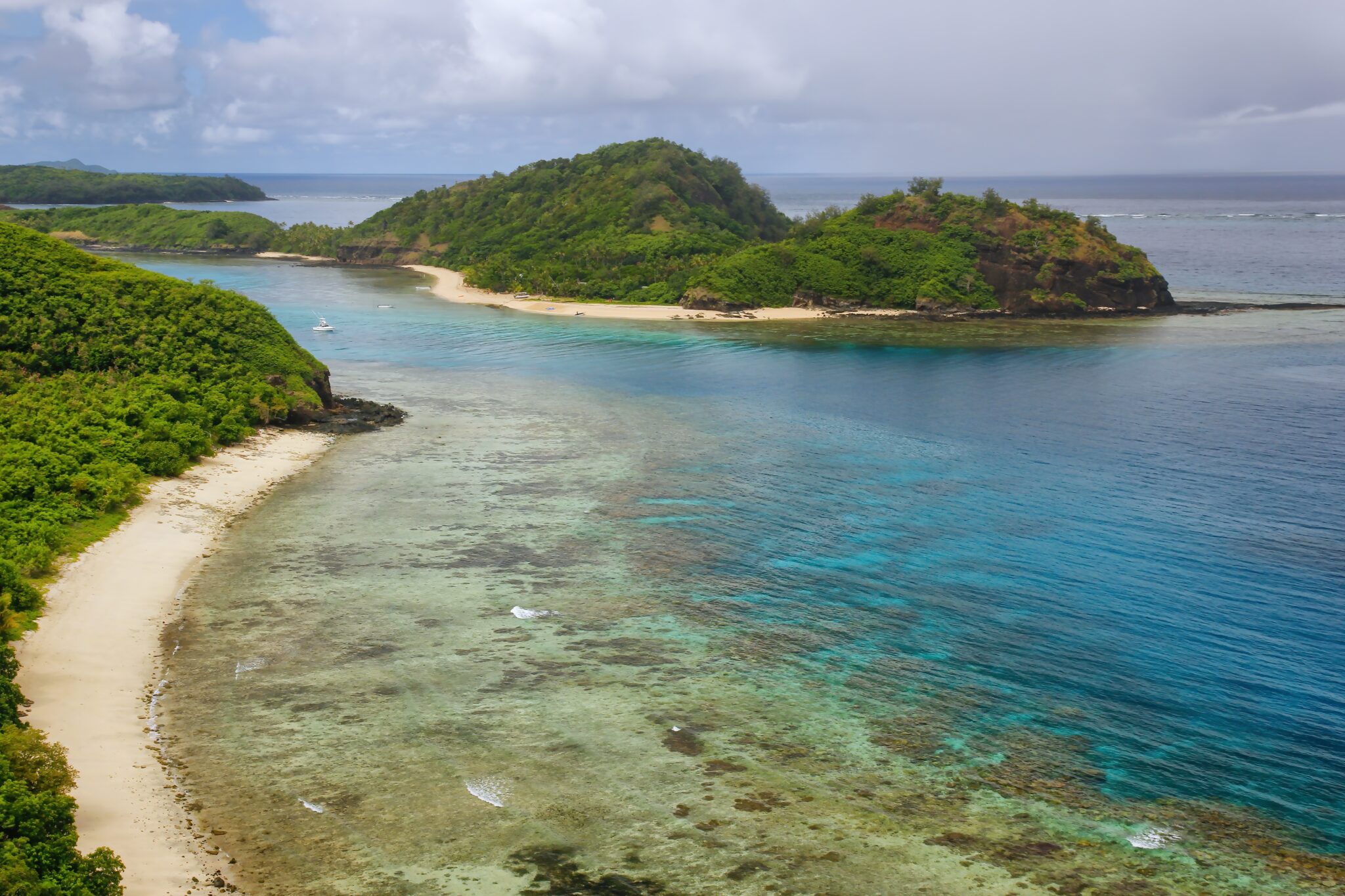 View,Of,Drawaqa,Island,Coastline,And,Nanuya,Balavu,Island,,Yasawa