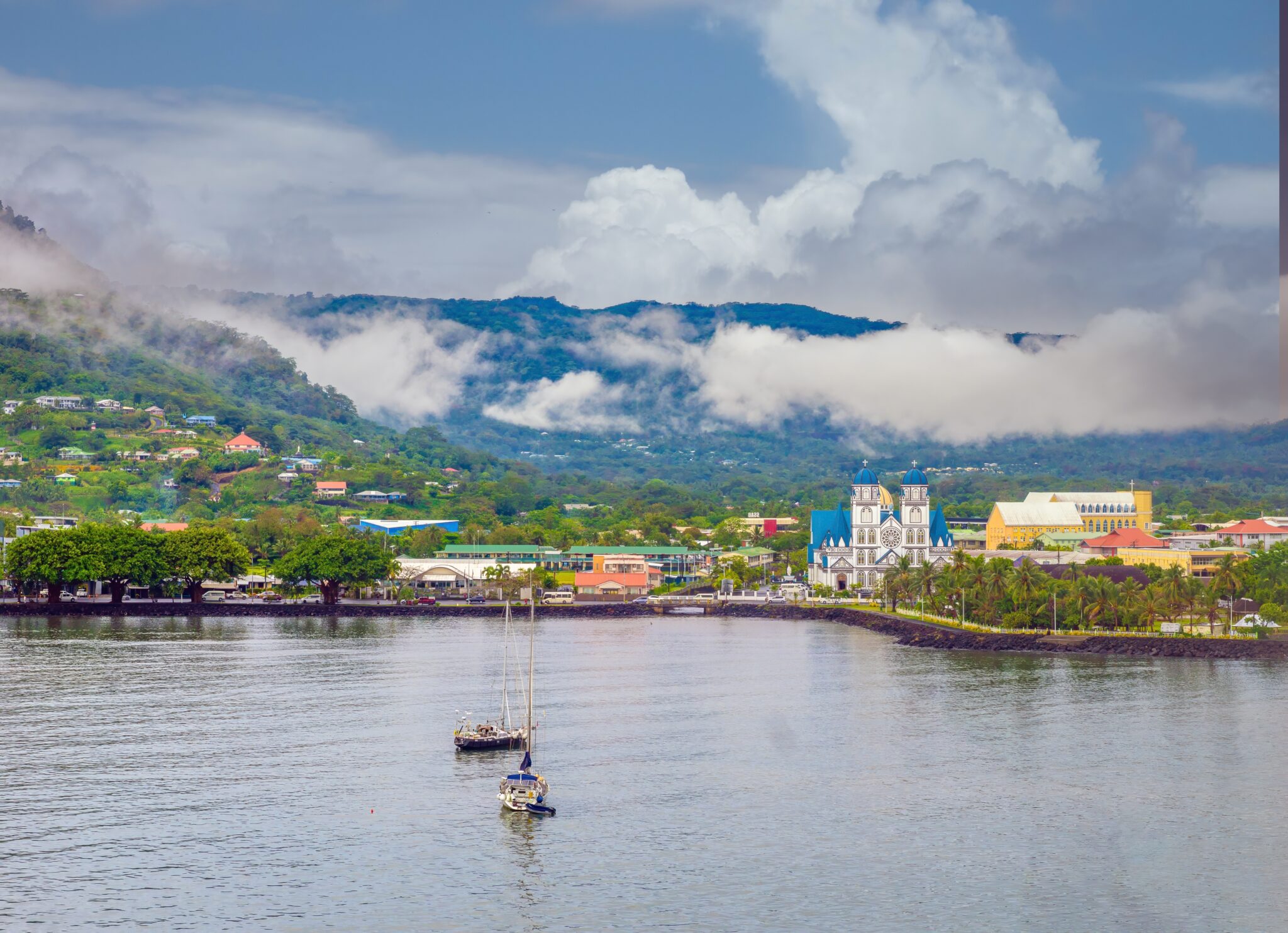 View,Of,The,Water,Front,Of,The,Capital,City,Apia,