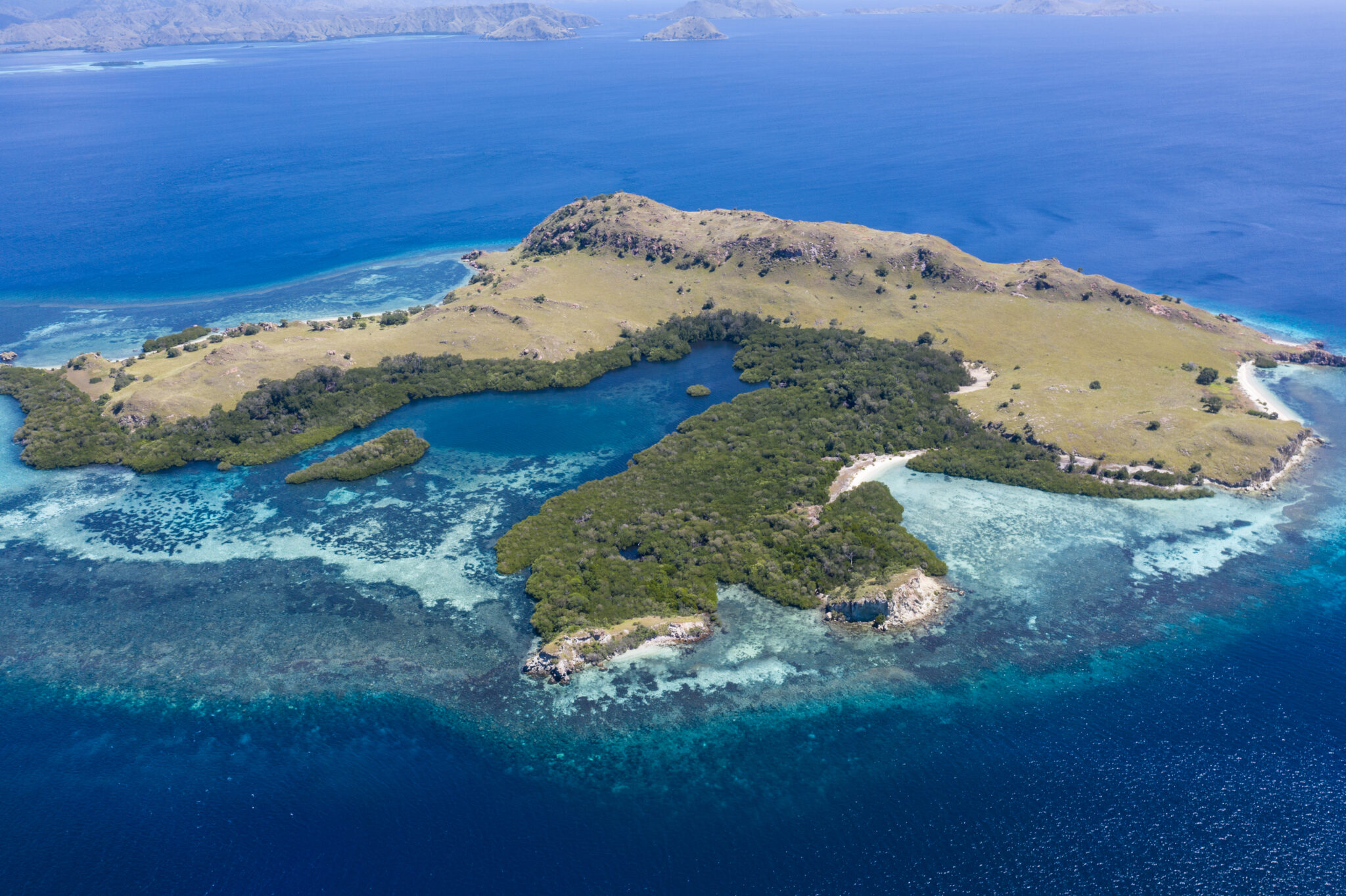 Seen,From,A,Bird’s,Eye,View,,Tatawa,Island,Is,Surrounded