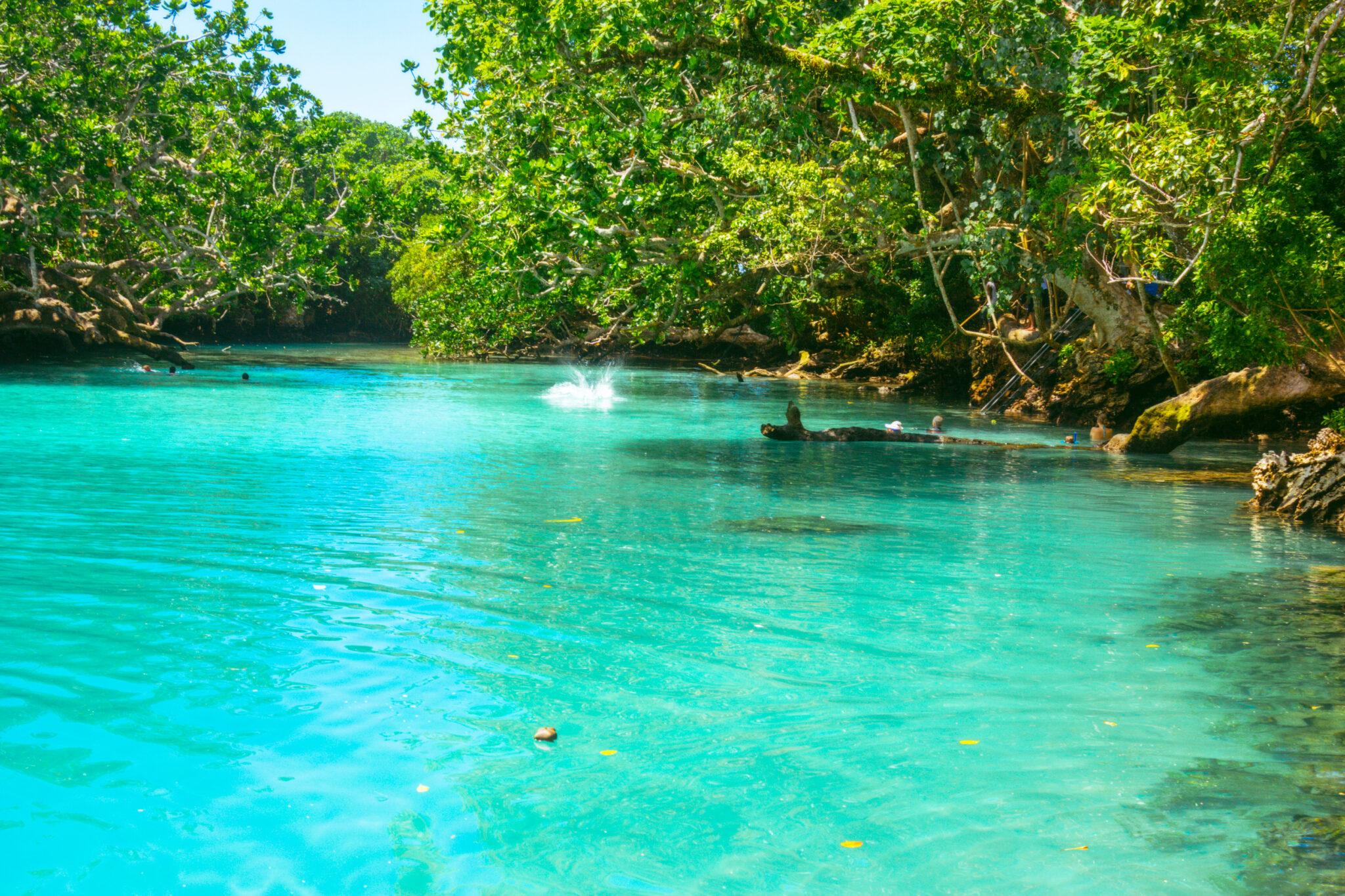 Blue,Lake,On,Efate,Island.,Port,Vila,,Vanuatu.