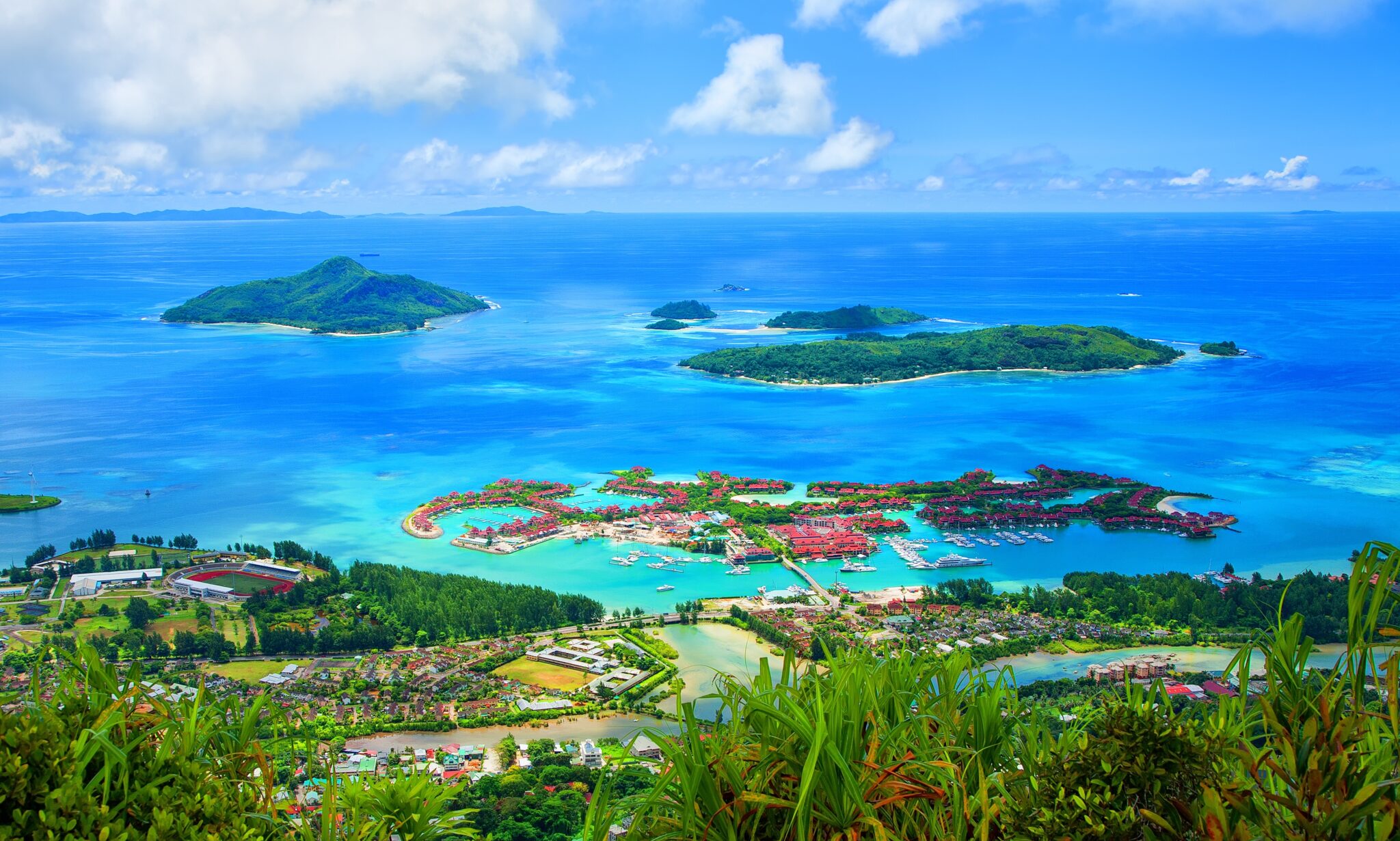 Island,Mahe,With,Sainte,Anne,Marine,National,Park,,Republic,Of