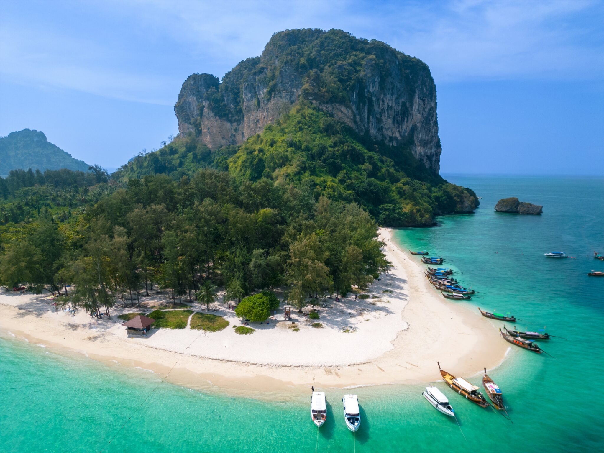 Ko,Poda,Island,,Krabi,,Thailand,,January,2024top,Aerial,Drone,View