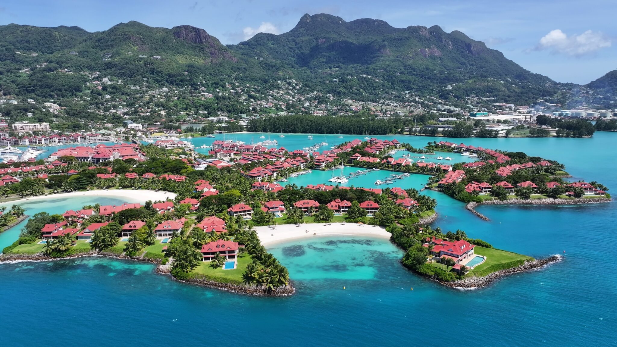 Eden,Island,At,Victoria,In,Mahe,Island,Seychelles.,Indian,Ocean