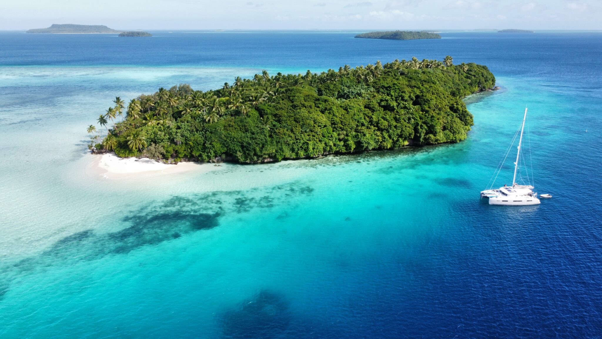 Aerial,Views,Of,Different,Islands,In,The,Kingdom,Of,Tonga