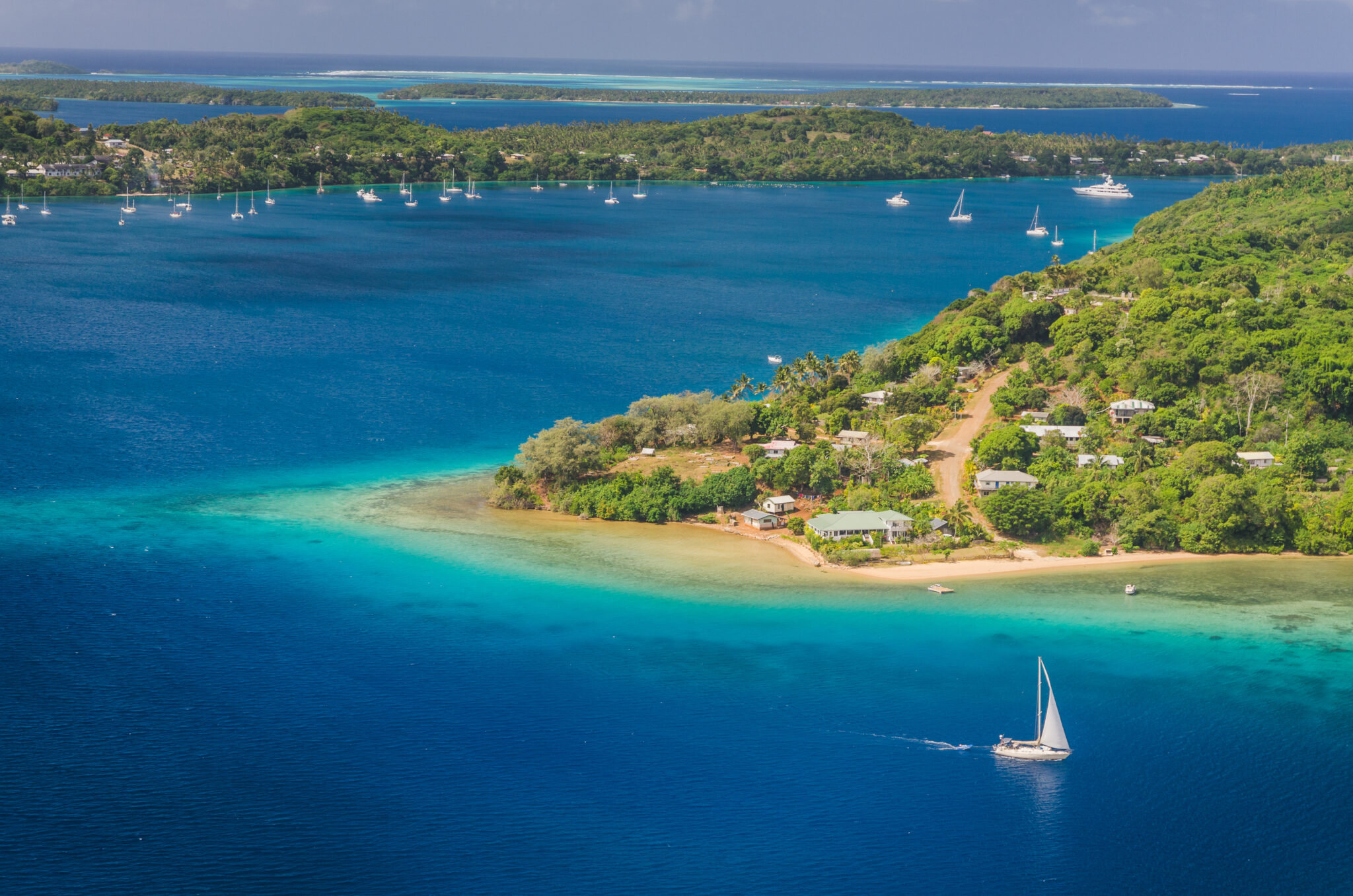 Kingdom,Of,Tonga,Viewed,From,Above