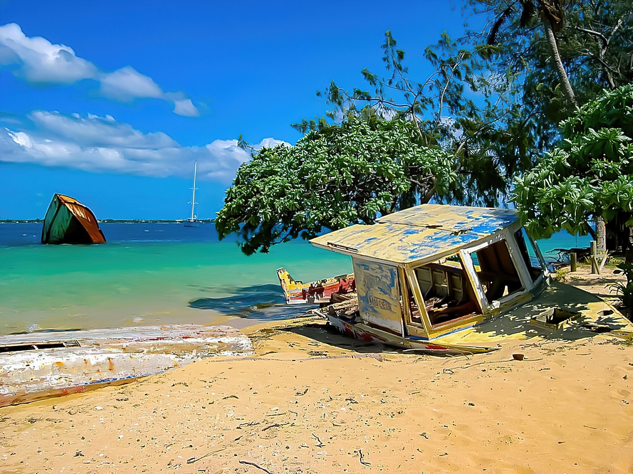Tropical,Scene,-,Pangaimotu,Island,,Tonga,-,This,Is,Not