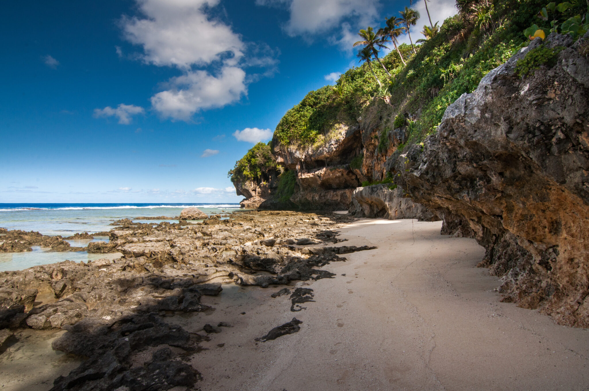 Cliffs,Of,Kingdom,Beach,In,Eua,Island,,Kingdom,Of,Tonga