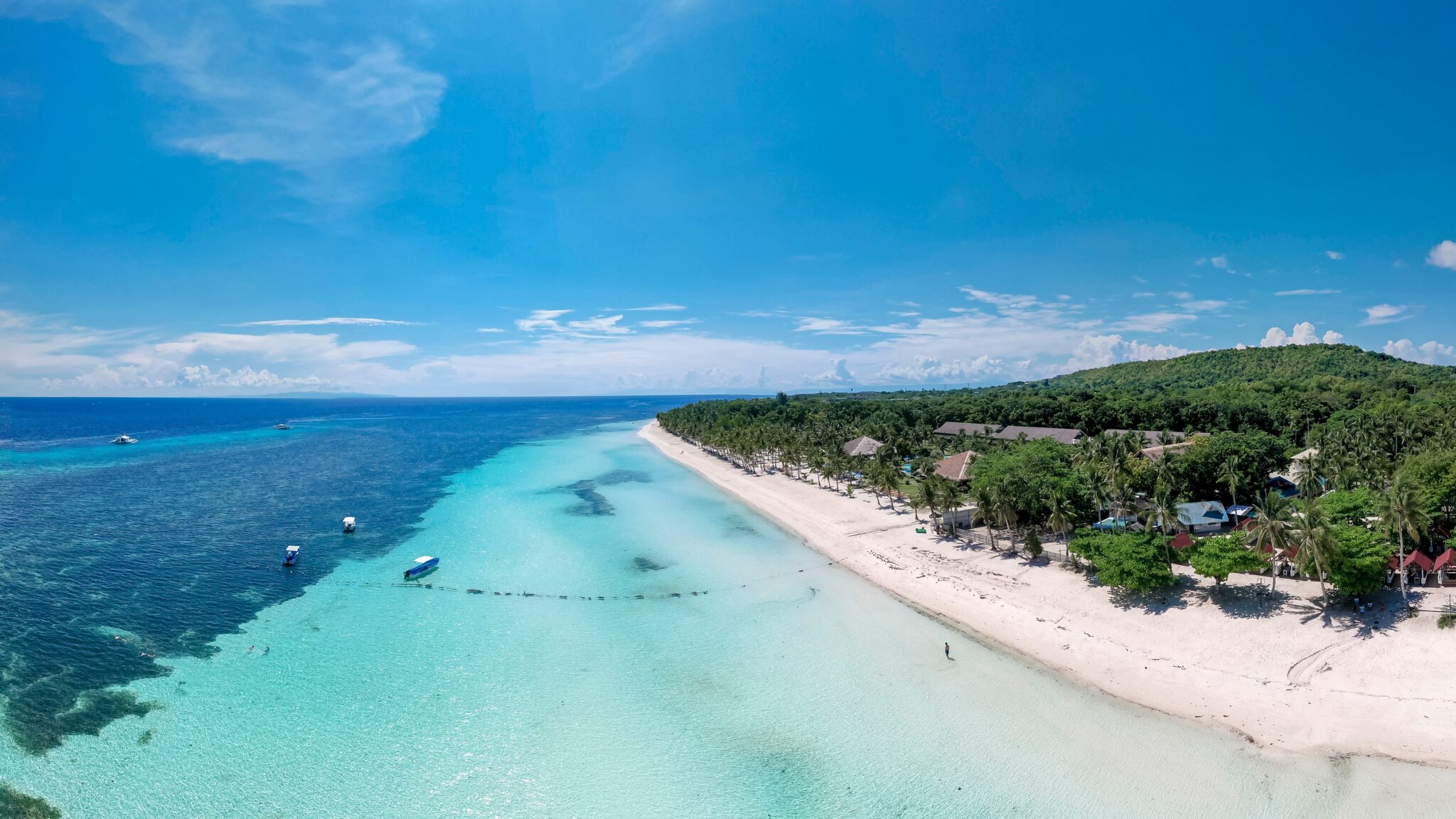 Panoramic,View,Of,The,Coastline,Of,Panglao,Island,In,Bohol.