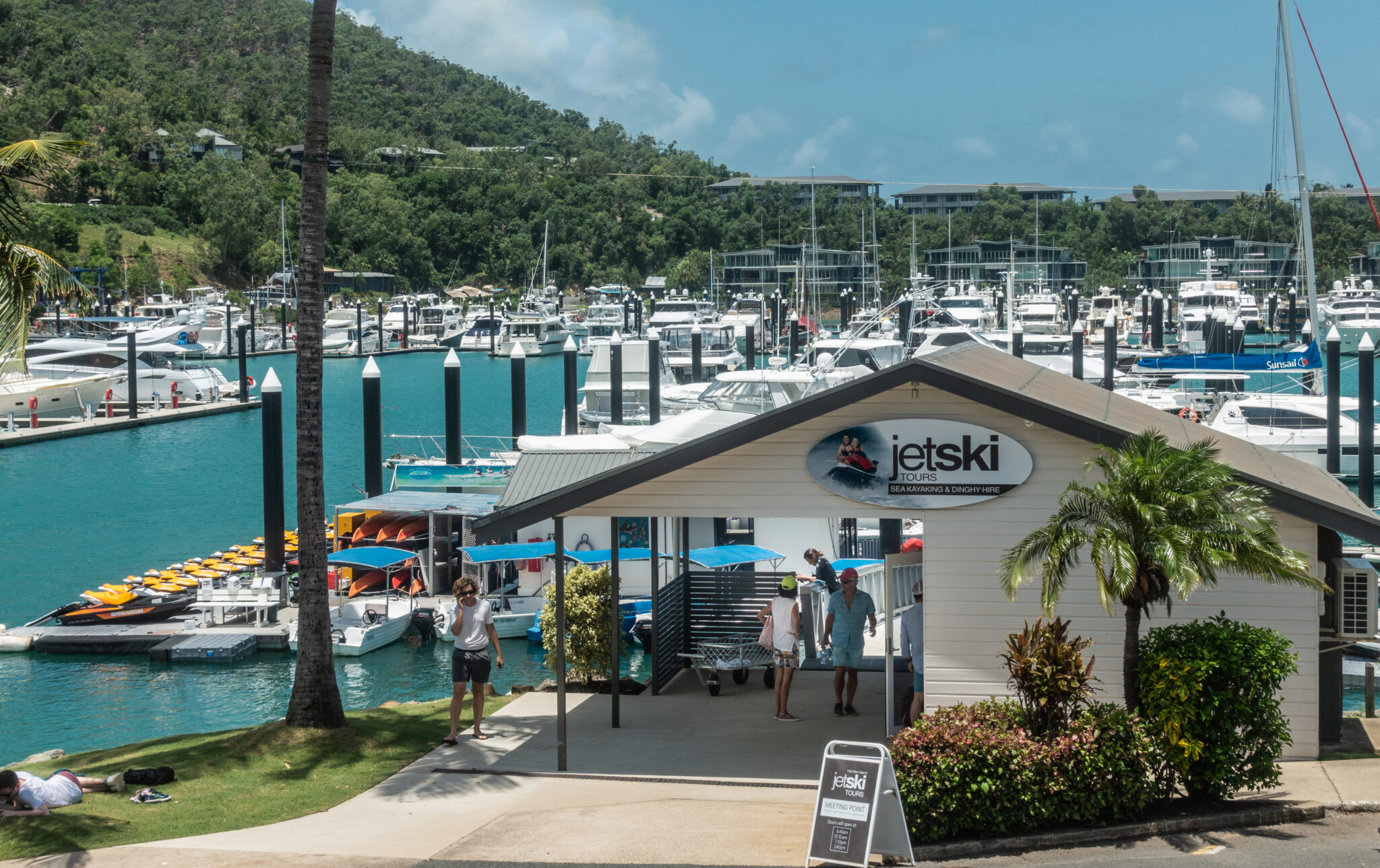 Hamilton,Island,,Australia,-,February,16,,2019:,Jetski,Rental,Business