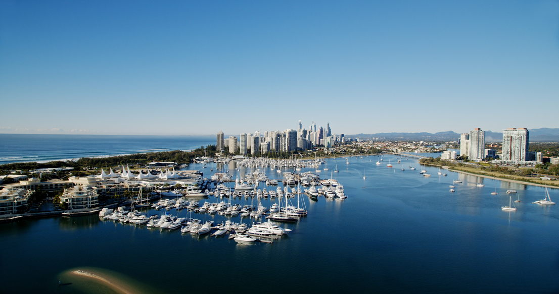 YOTSPACE superyacht voyages - Gold Coast yacht charters - Marina Mirage