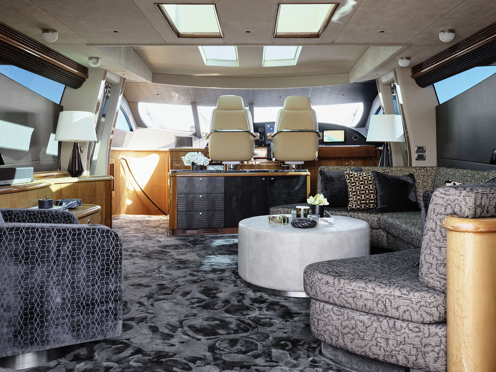 Murcielago spacious interior Whitsundays Yacht Charter