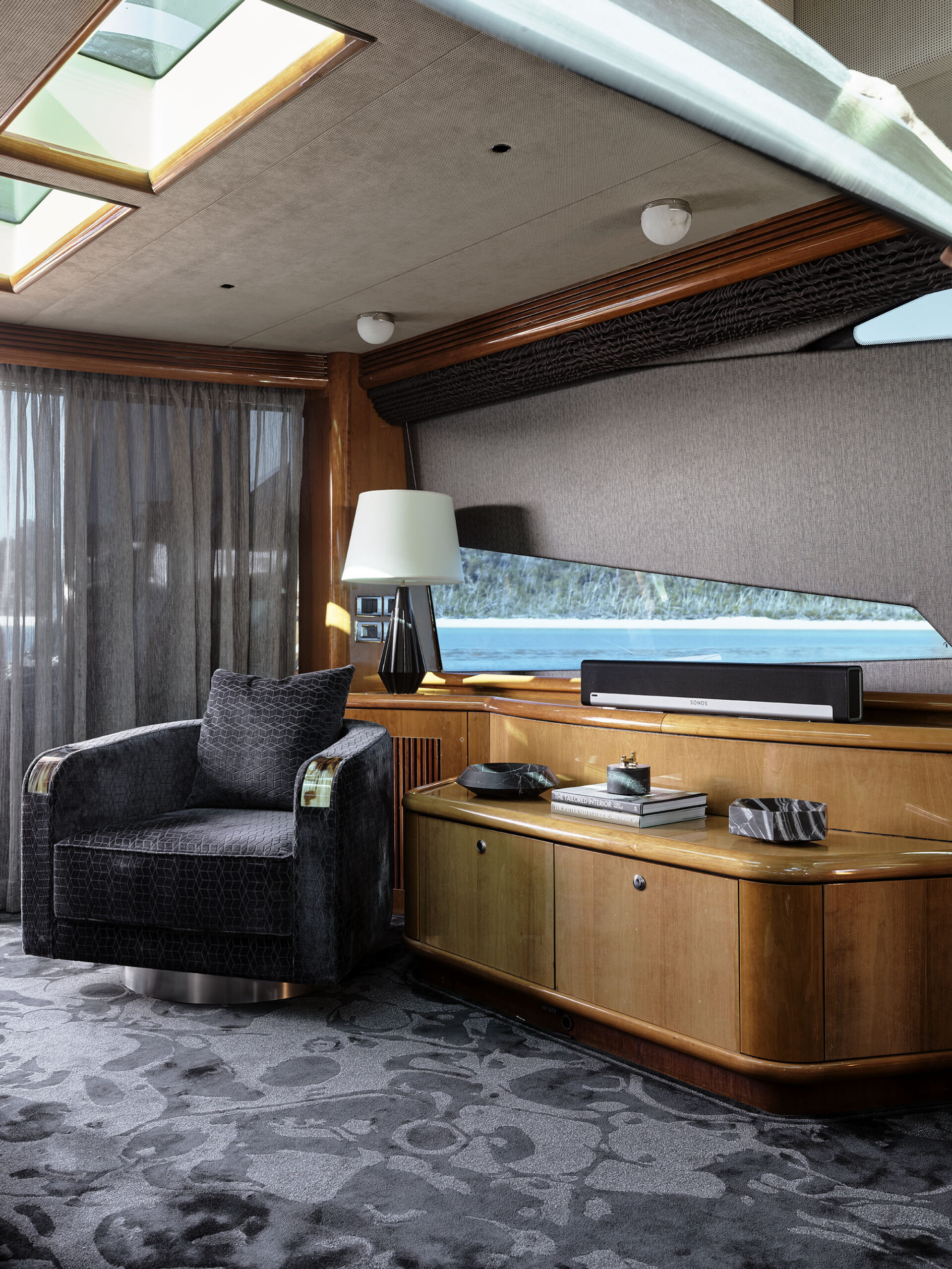 Murcielago spacious interior Whitsundays Yacht Charter