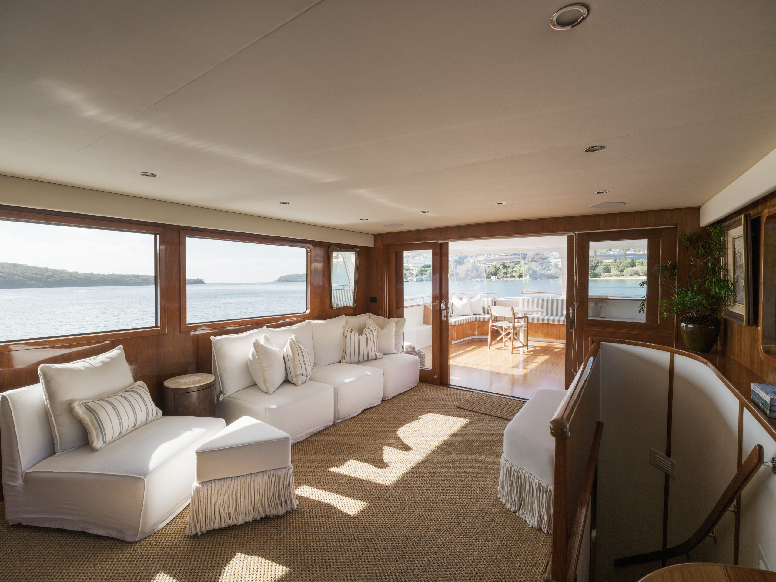 Interior Luxury Yacht Charter Rhemtide Australia