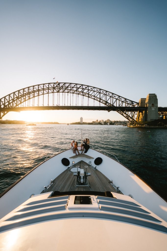Sydney Harbour Luxury Yacht Charters Australia PhoenixOne YOTSPACE