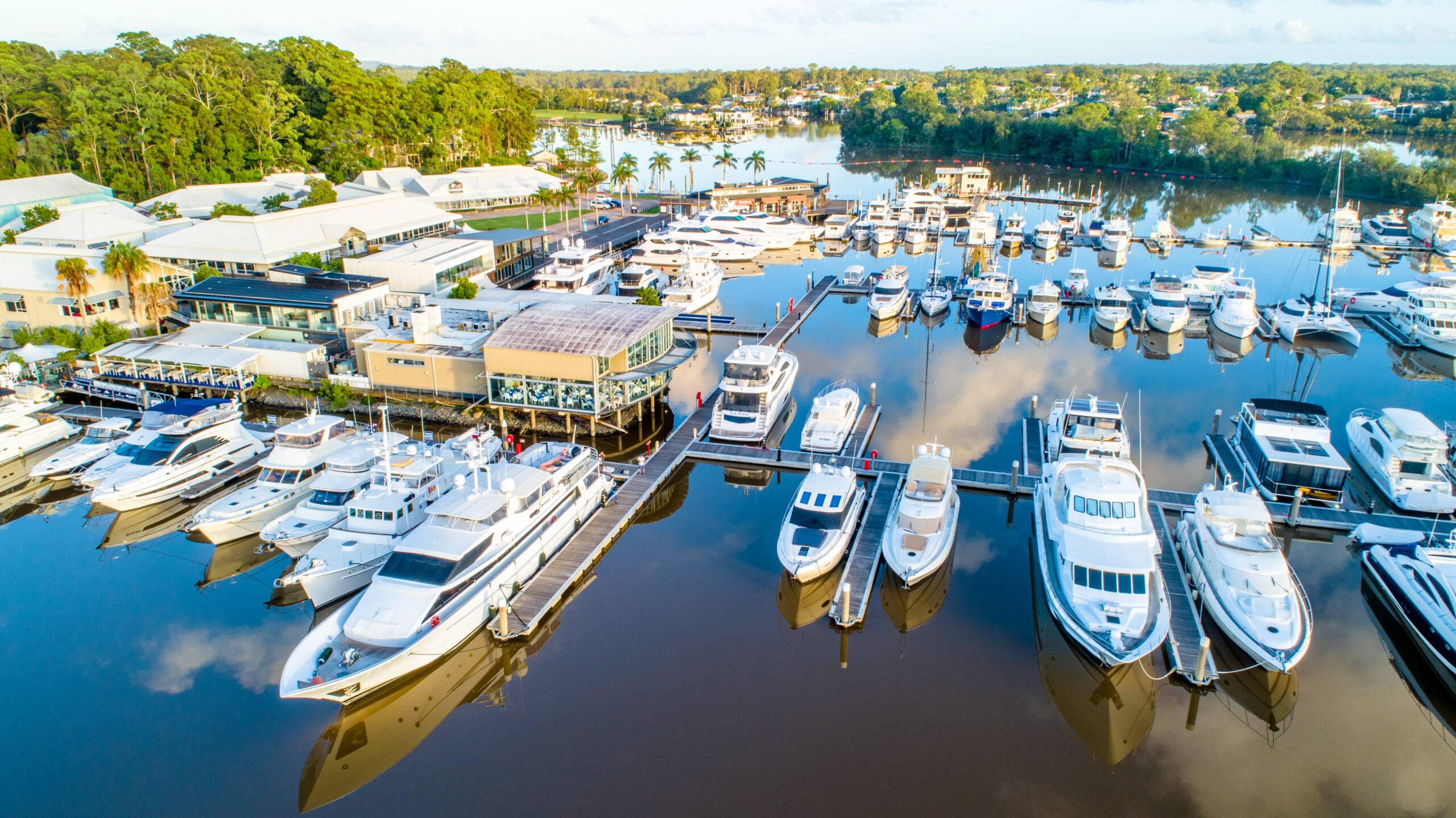 YOTSPACE superyacht voyages - Gold Coast yacht charters - Sanctuary Cove