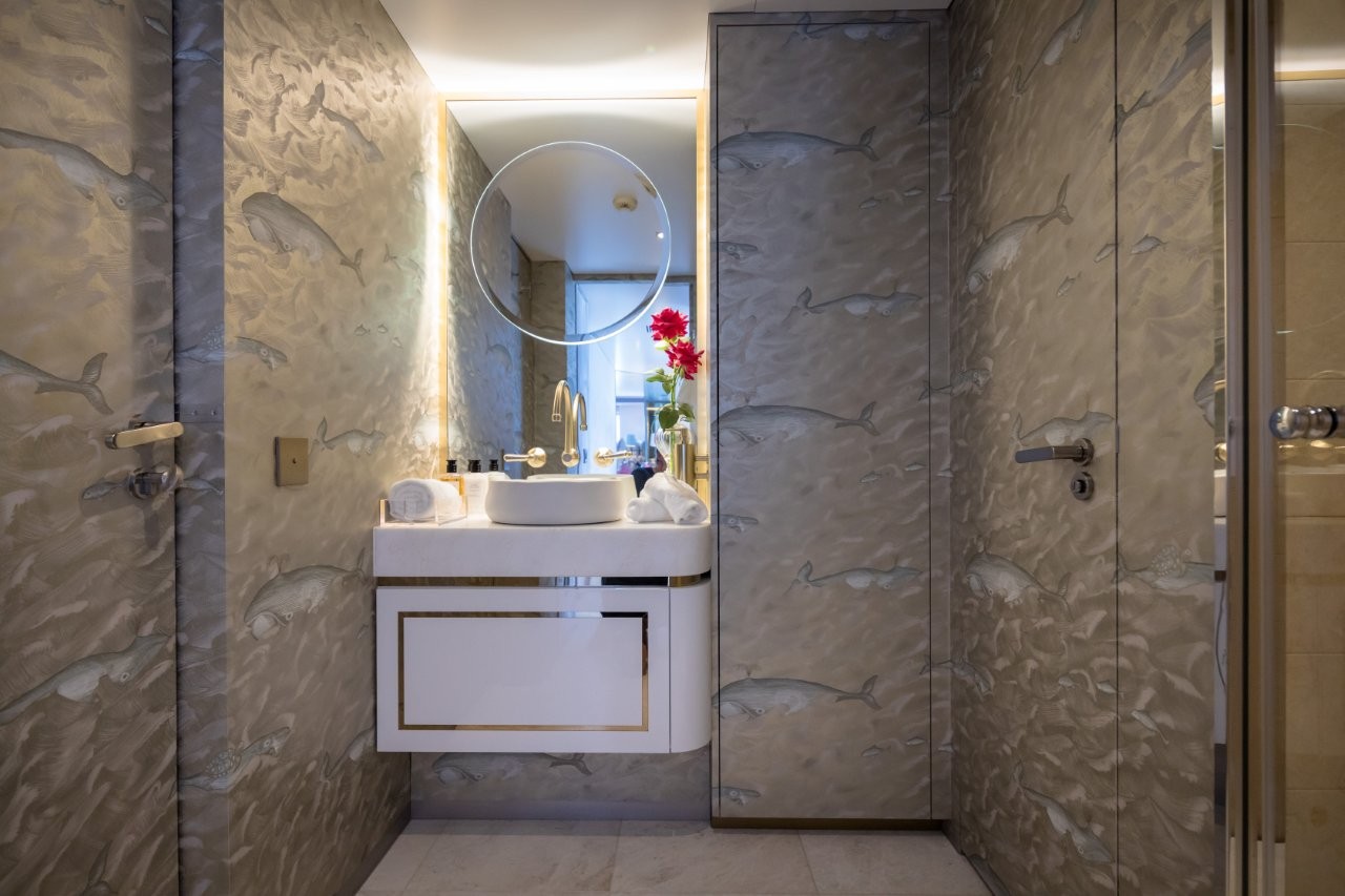 King Cabin Pink Ensuite Superyacht Mischief 