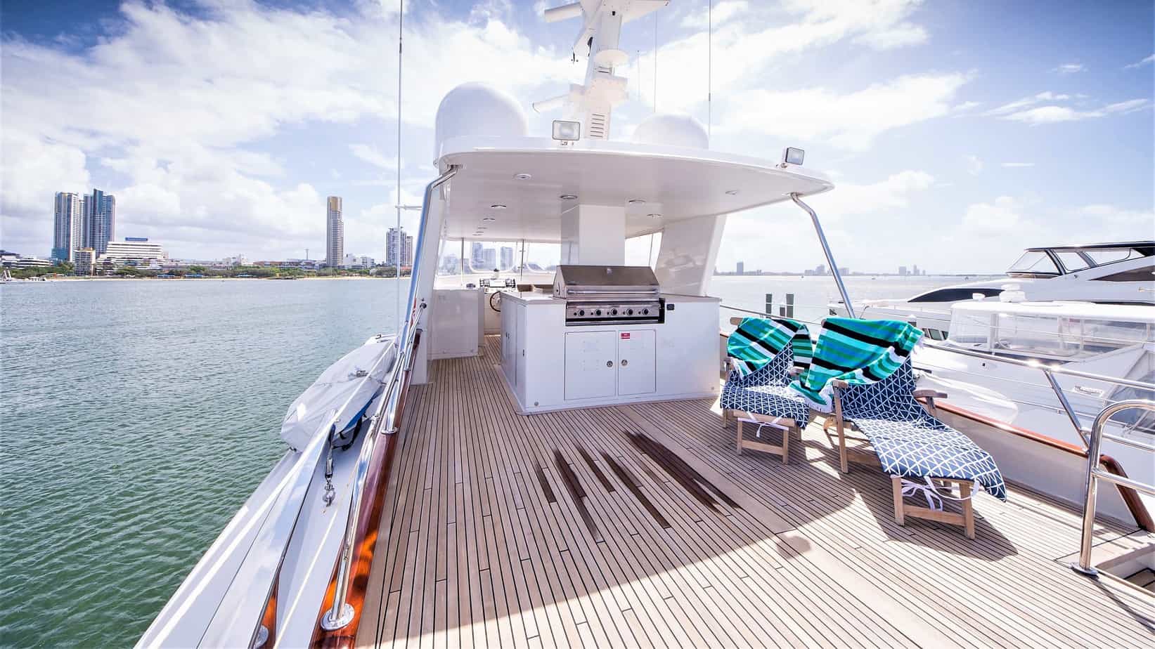 Sun Deck - Cairns Yacht Charter