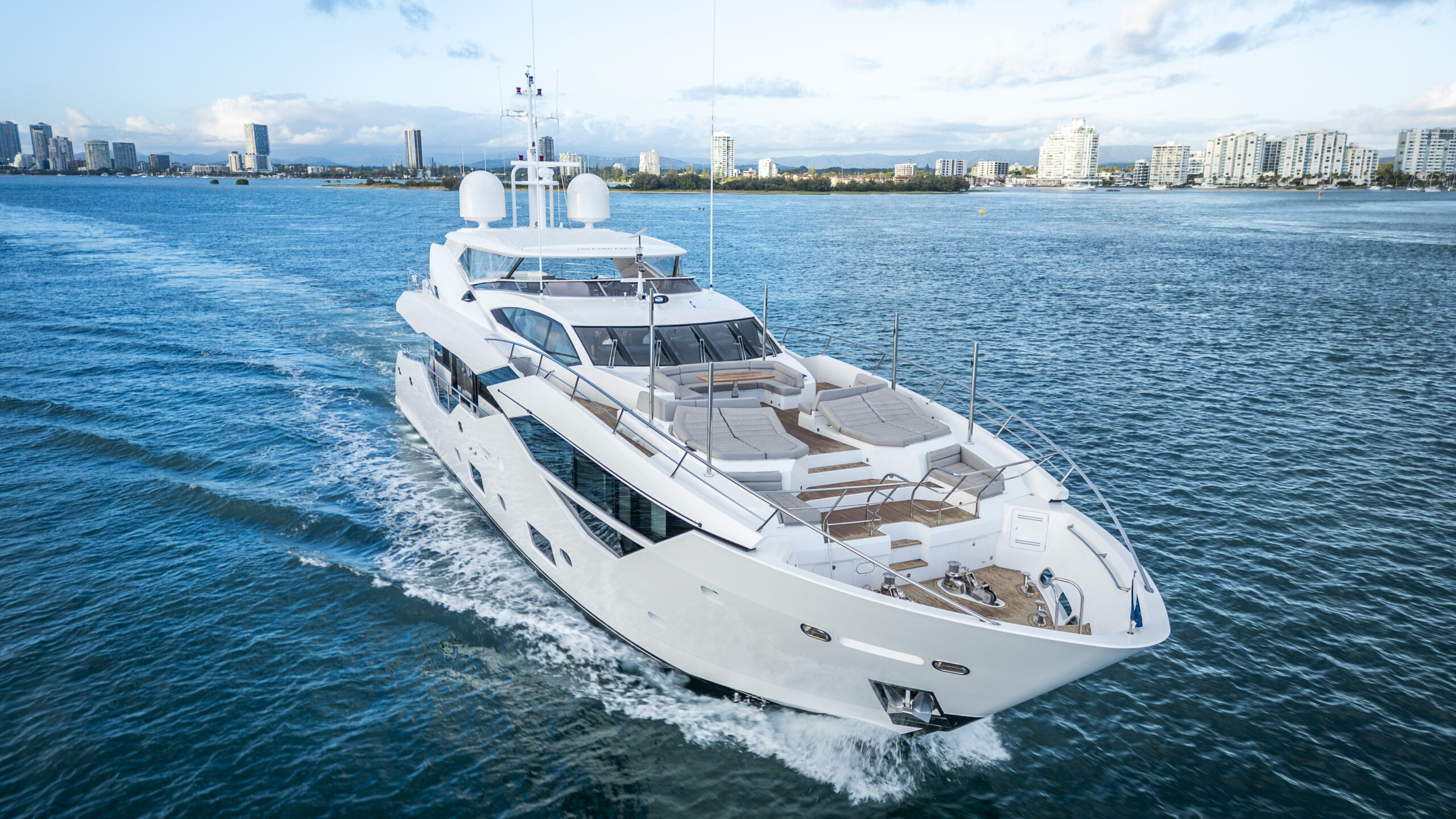 Queensland Superyacht Charters SUNSET | YOTSPACE yacht charters Gold Coast & Whitsundays