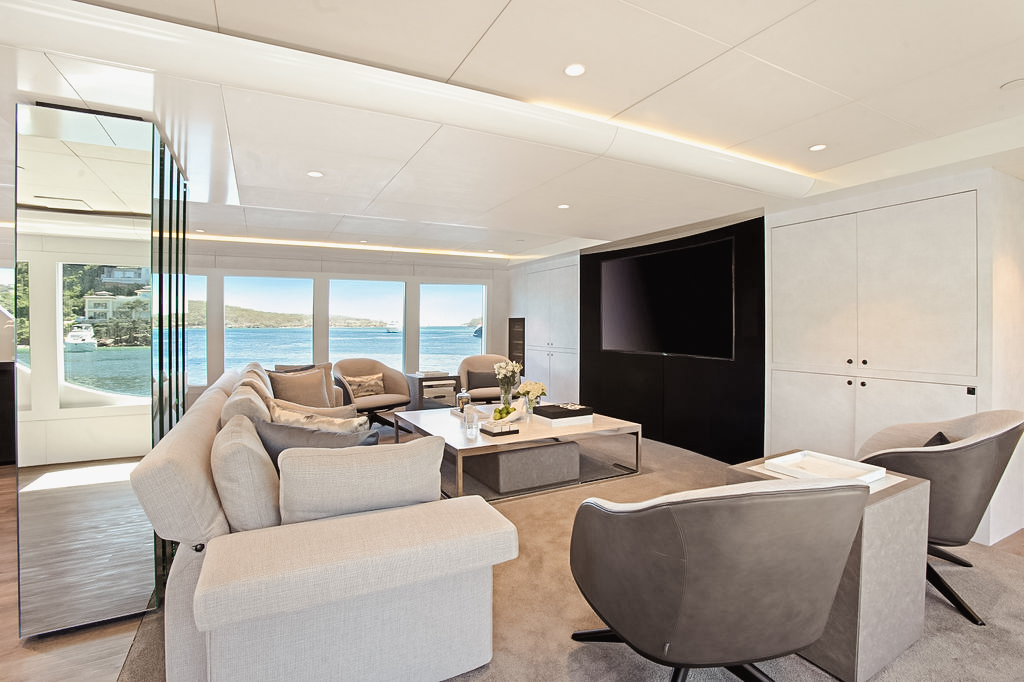 Superyacht Charter Evolution Living Area