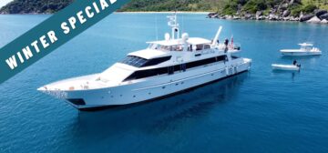 Port Douglas Yacht Charter – Lizard Island Return – 5 Nights Superyacht – Emerald Lady 