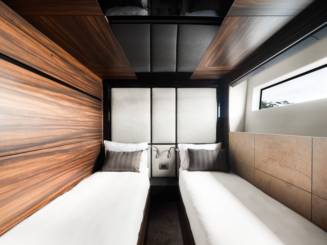 Luxury Twin Stateroom Accommodation - Luxury Charter Yacht - SHADOW Sydney Australia
