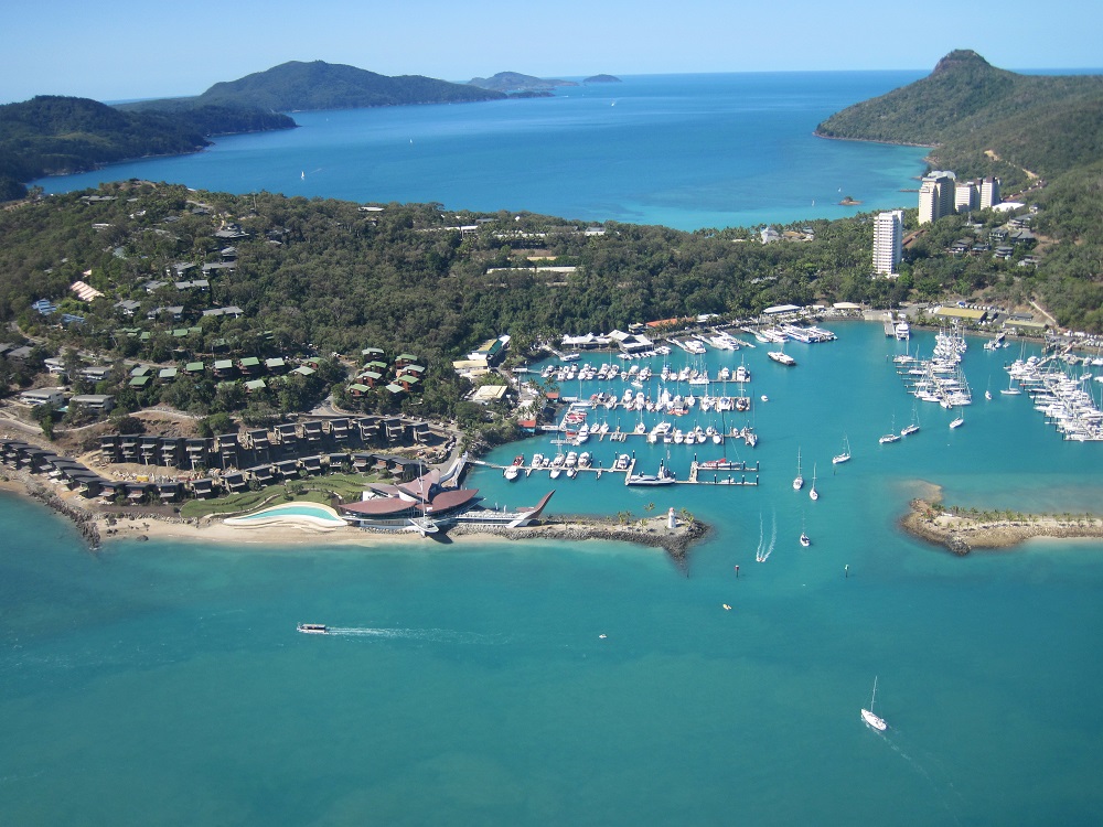 YOTSPACE superyacht voyages Great Barrier Reef - Hamilton Island Harbour